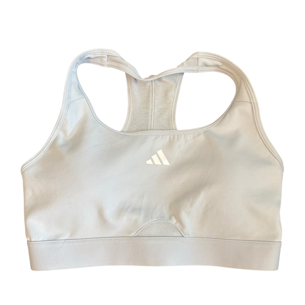 Adidas Aeroready Light Blue Medium Support Sports Bra‎ Medium C-D
